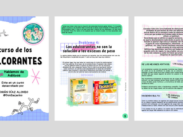 Mi curso: El increíble mundo de los edulcorantes